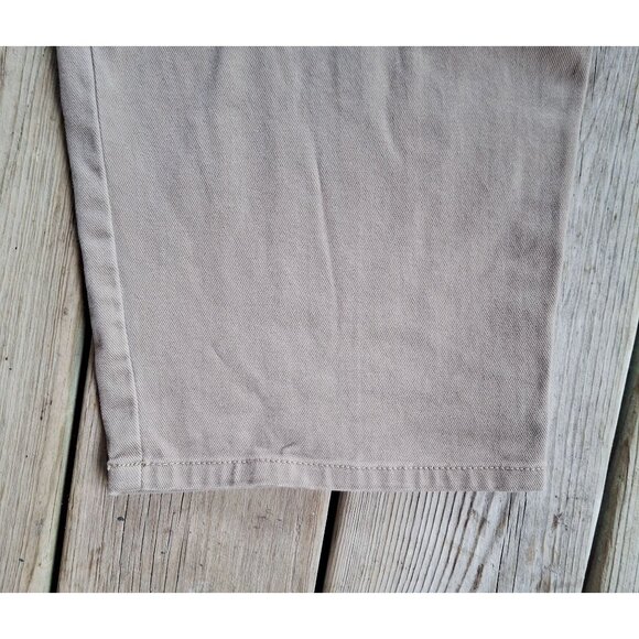 Gloria Vanderbilt Amanda Plus Size 22W Short Khaki Beige Pants 97% Cotton 3% Spa - Picture 2 of 9